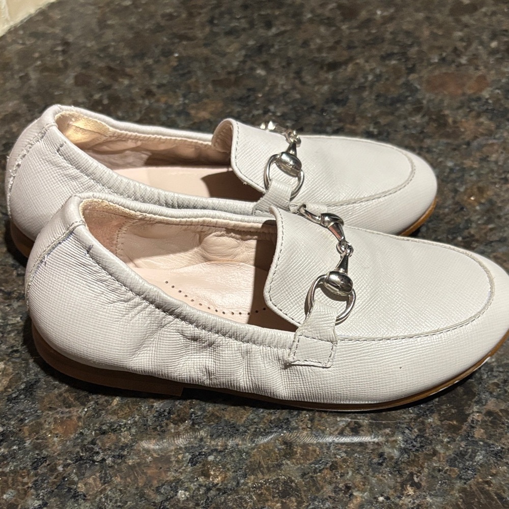 Stylish White Moccasins for Kids
